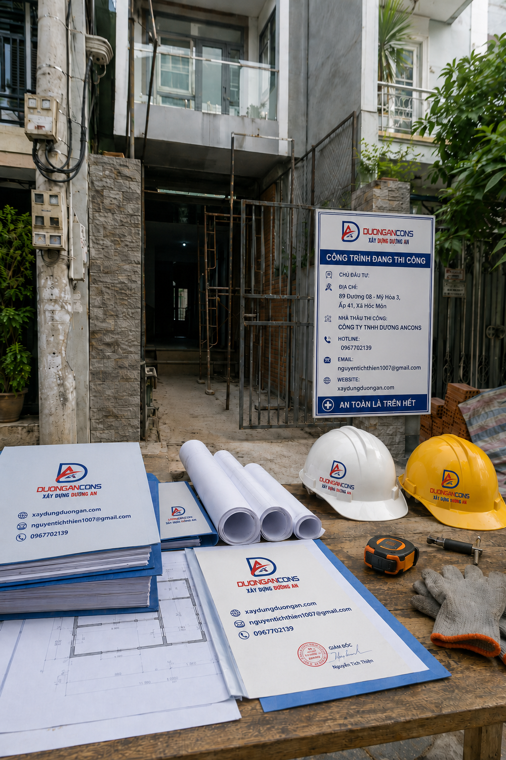 Xin phép & chuẩn bị thi công